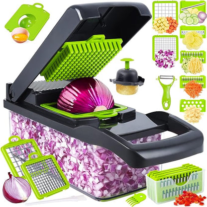 12-in-1 Multi-Functional Vegetable Cutter & Slicer