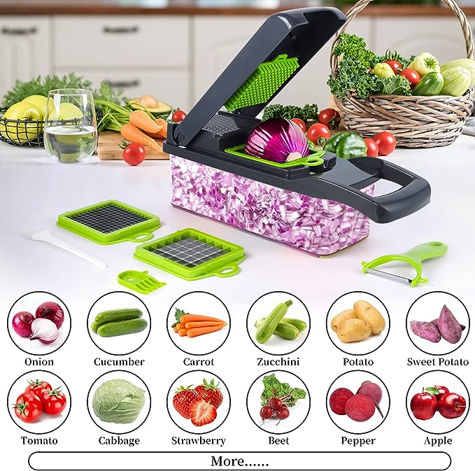 12-in-1 Multi-Functional Vegetable Cutter & Slicer