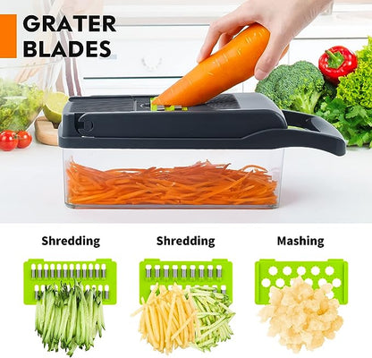 12-in-1 Multi-Functional Vegetable Cutter & Slicer